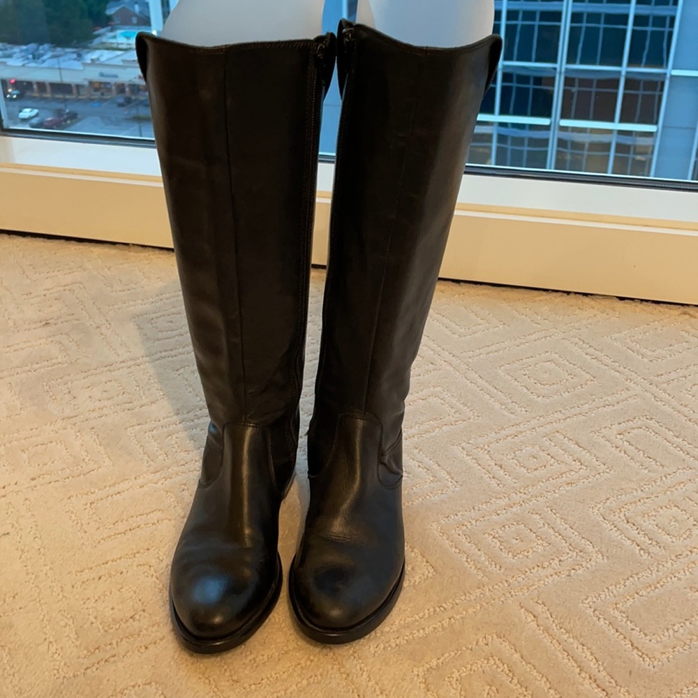 CORSO COMO riding boots size 6 NEW SOLES great detail